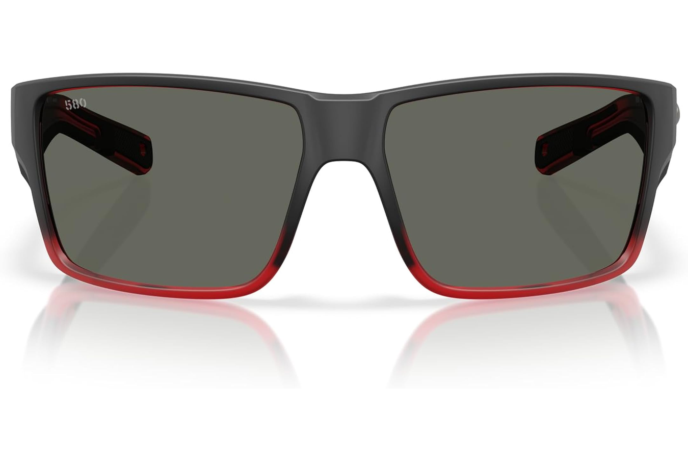 COSTA DEL MAR Reefton Pro Sunglasses with Red Sky Frame and Gray Polarized Lenses